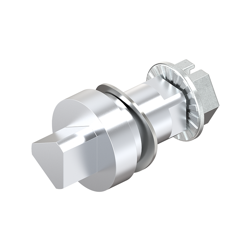 Insert, triangular 8, die-cast zinc, chrome plated