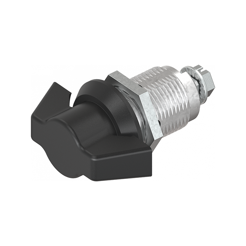 Housing with wing handle, non locking, die-cast zinc, L=50mm, GH=30mm, plate thickness=1,5-20mm