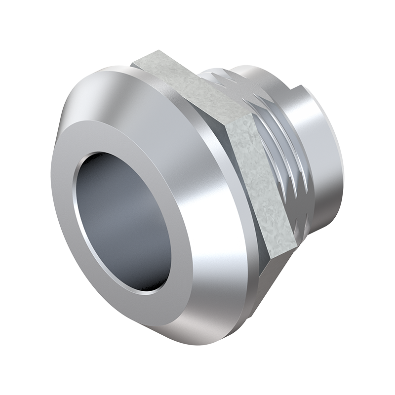 Housing, standard, die-cast zinc, D=28, GH=18, plate thickness=1,2-8 mm