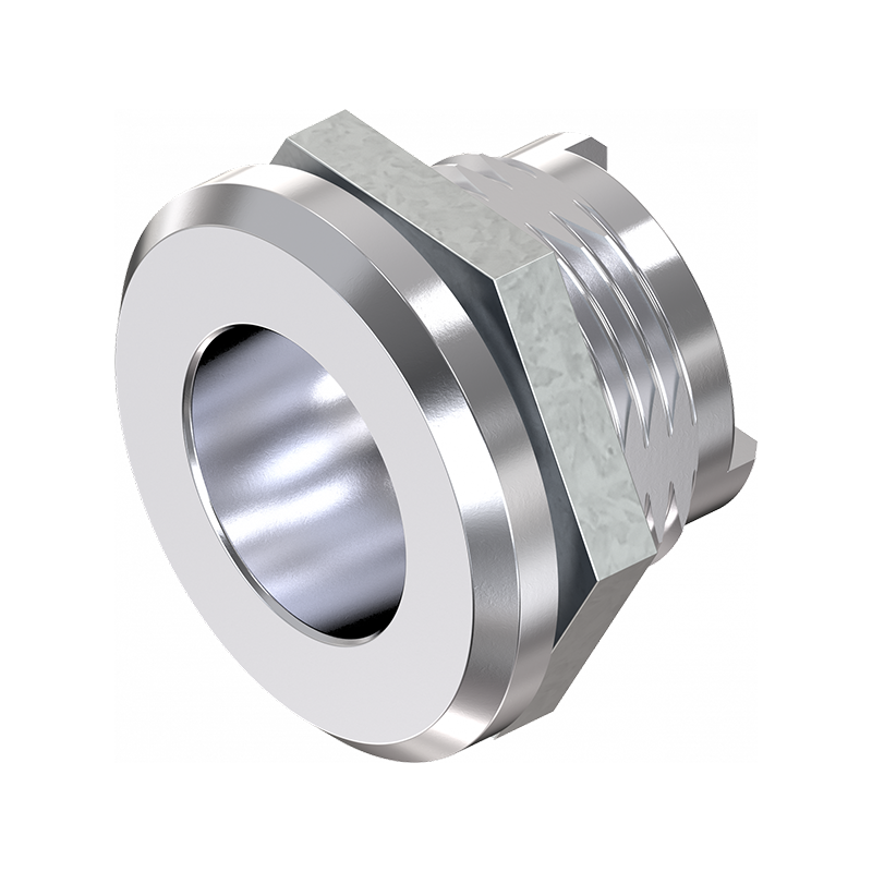 Housing, standard, die-cast zinc, D=30, GH=18, plate thickness=1,2-8 mm