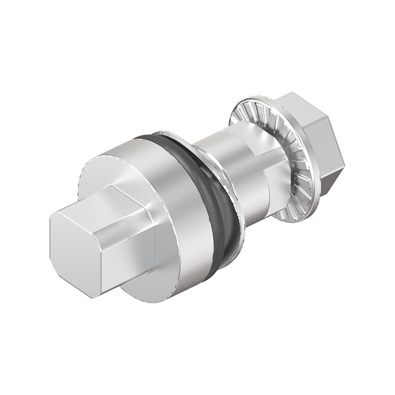 Insert, square 8, acid proof stainless steel