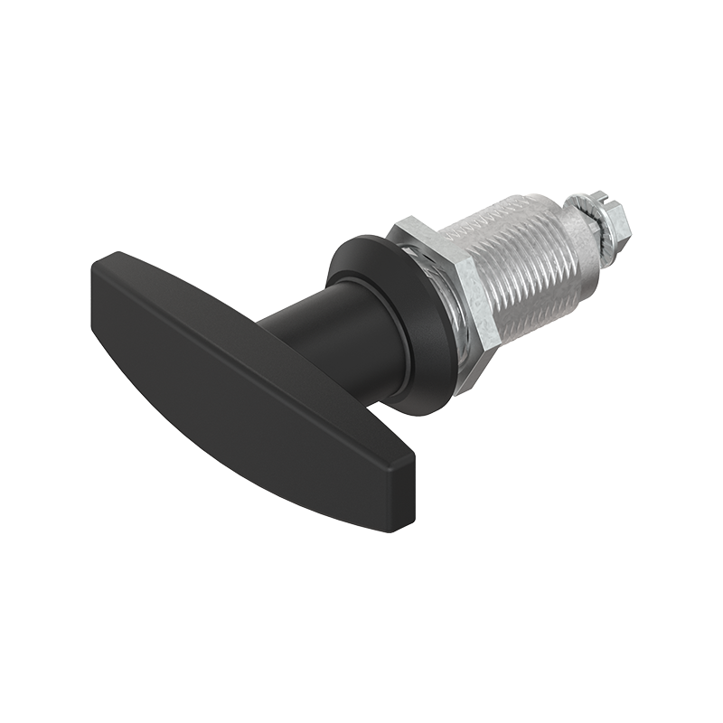 Housing with T-handle, non locking, die-cast zinc, L=78mm, GH=40mm, plate thickness=1,5-30mm