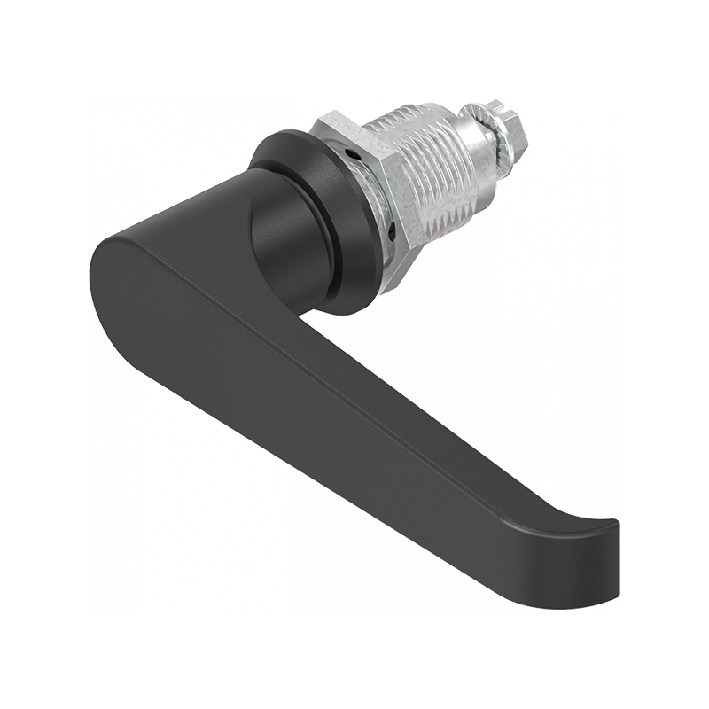 Housing with l-handle, non locking, die-cast zinc, L=105mm, GH=30mm, plate thickness=1,5-20mm