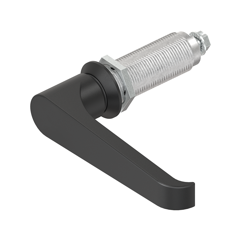 Housing with L-handle, non locking, die-cast zinc, L=105mm, GH=60mm, plate thickness=1,5-50mm