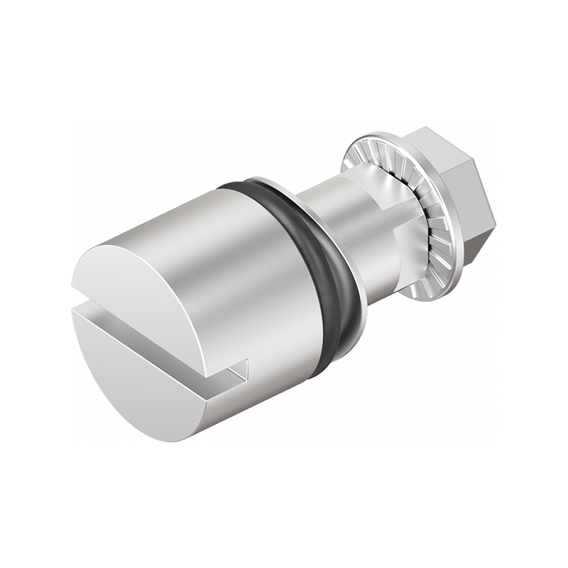 Insert, slot 2x4, stainless steel