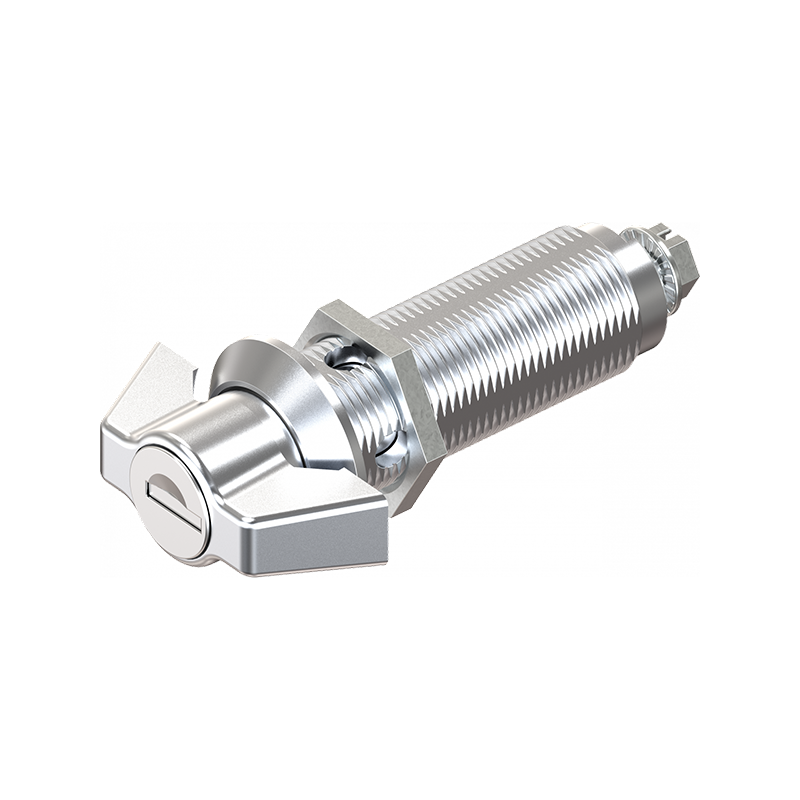 Housing with wing handle, keyed alike ek333, die-cast zinc, L=50mm, GH=60mm, plate thickness=1,5-50mm