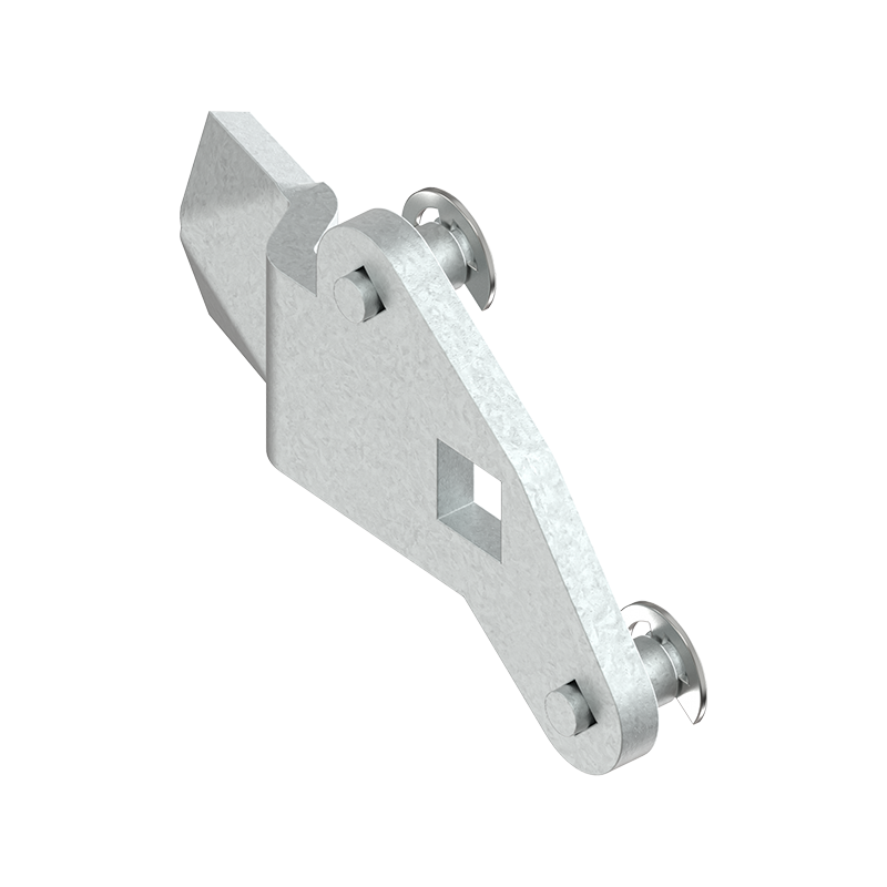 Cam, rod control, steel, L=45, B=20, offset height=7 mm