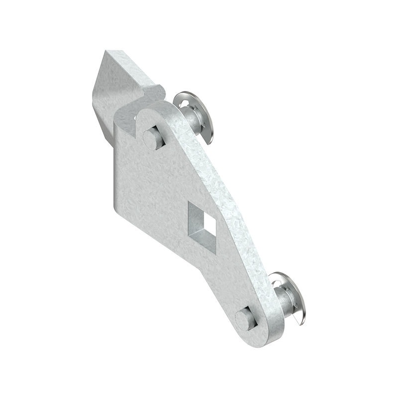 Cam, rod control, steel, L=45, B=20, offset height=11 mm