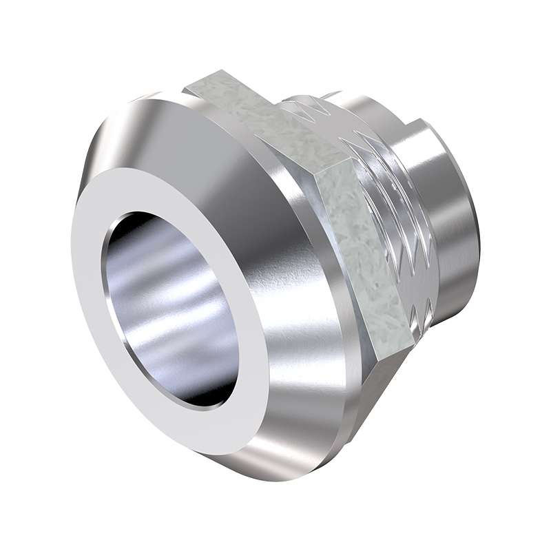 Housing, standard, die-cast zinc, D=32, GH=18, plate thickness=1,2-8 mm