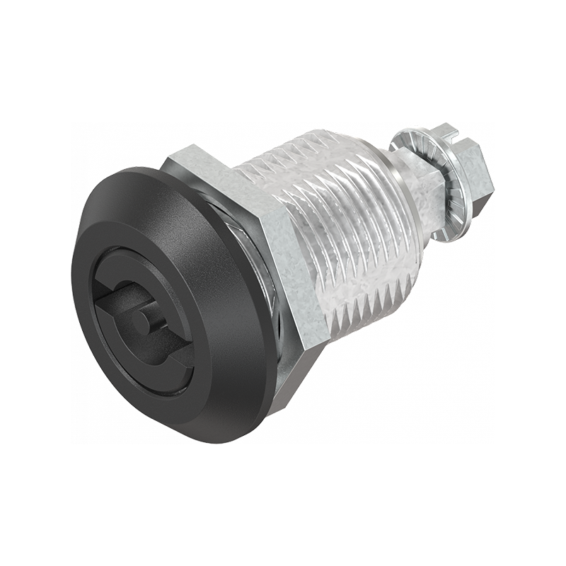 Compression latch, insert 90°, die-cast zinc, DIN 3, stroke=6mm, not adjustable, plate thickness=1,5-20mm