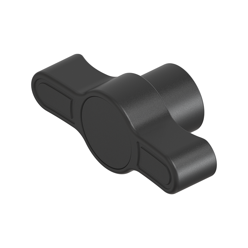 Wing handle, glass fiber reinforced polyamide, square 8 with m6 thread, H=18,5