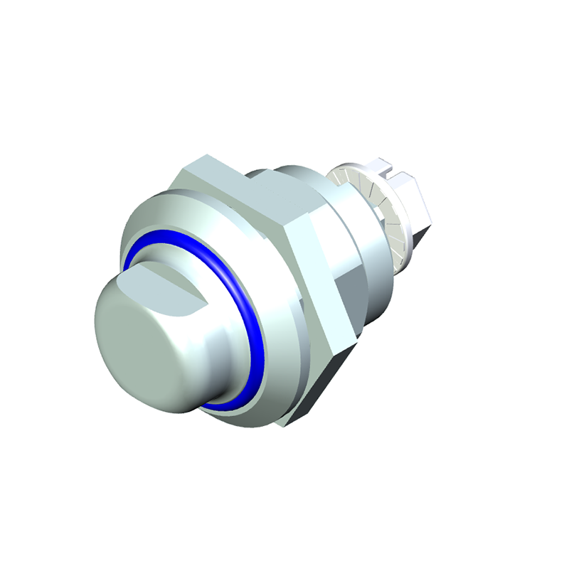 Hygienic Latch, acid proof stainless steel, D=28mm, GH=18mm, plate thickness=1,5-8mm