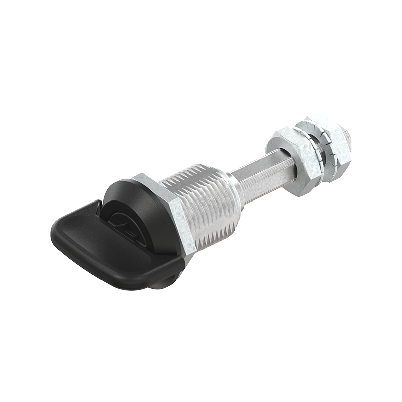 Compression latch, handle 90°, die-cast zinc, Wing handle, stroke=6mm, adjustable, plate thickness=1,5-20mm
