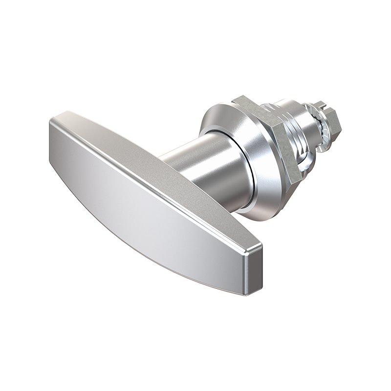 Housing with T-handle, non locking, die-cast zinc, L=78mm, GH=18mm, plate thickness=1,5-8mm