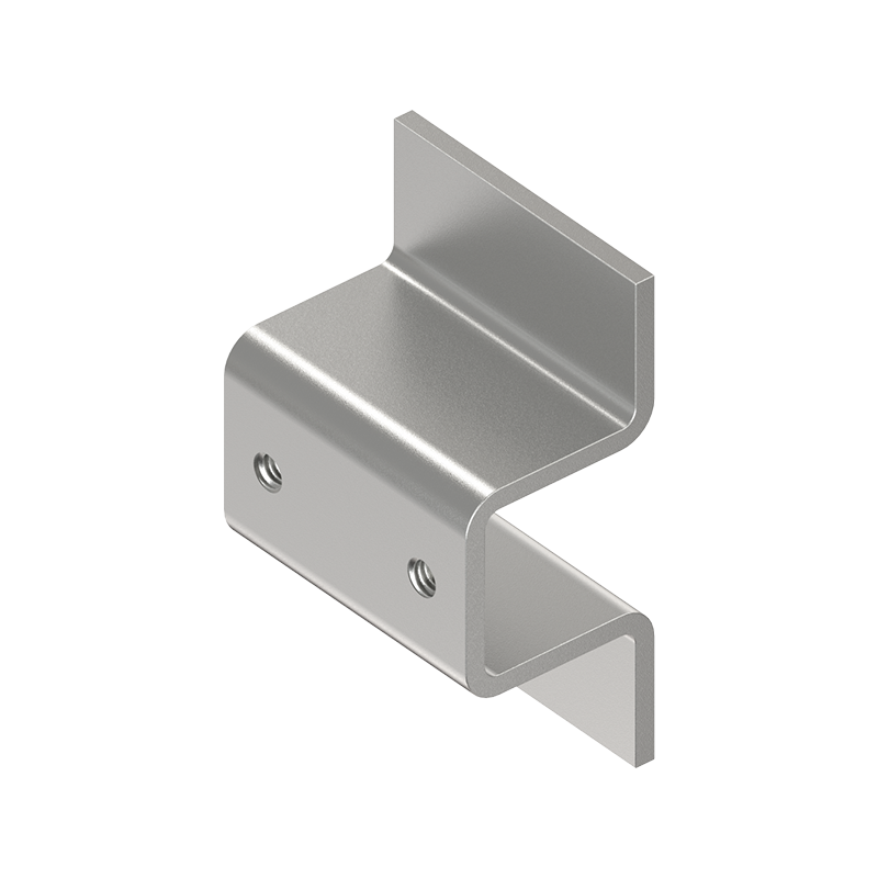 Mounting plate, steel, weld-on, L=47, A-dimension=20