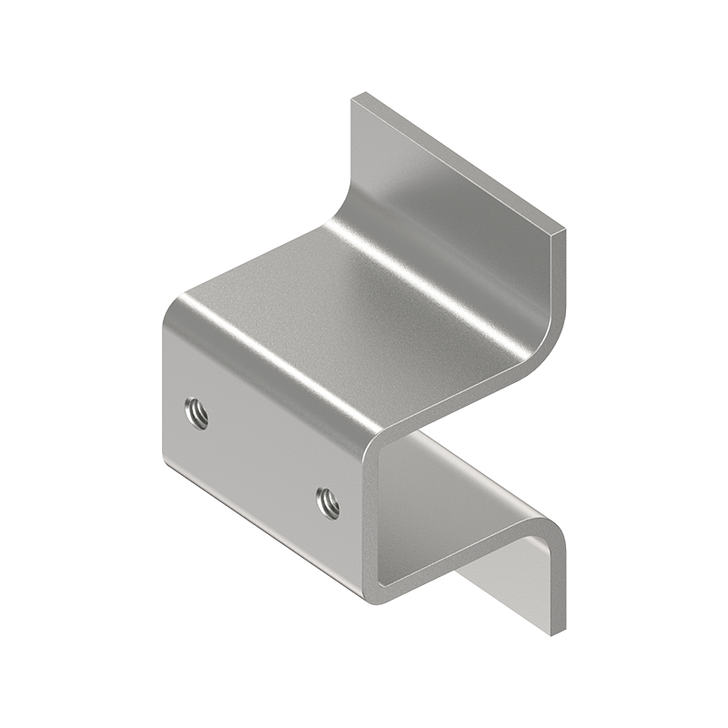 Mounting plate, steel, weld-on, L=47, A-dimension=26