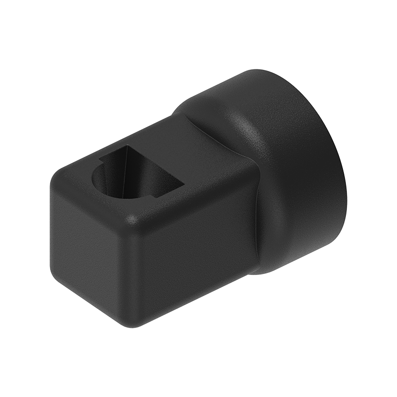 Rod guide, glass fiber reinforced polyamide, screw-on, D=8, A-dimension=26, B=38