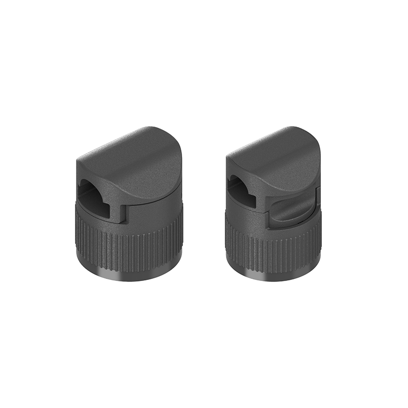 Rod guide, glass fiber reinforced polyamide, screw-on, D=8, A-dimension=20 and 26