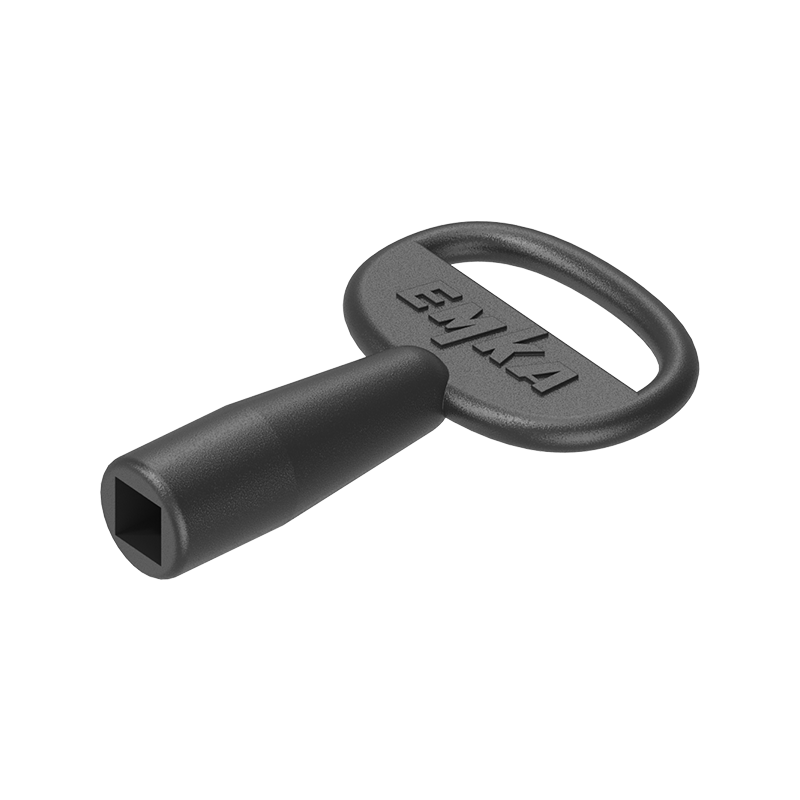 Key, die-cast zinc, square 6, L=55