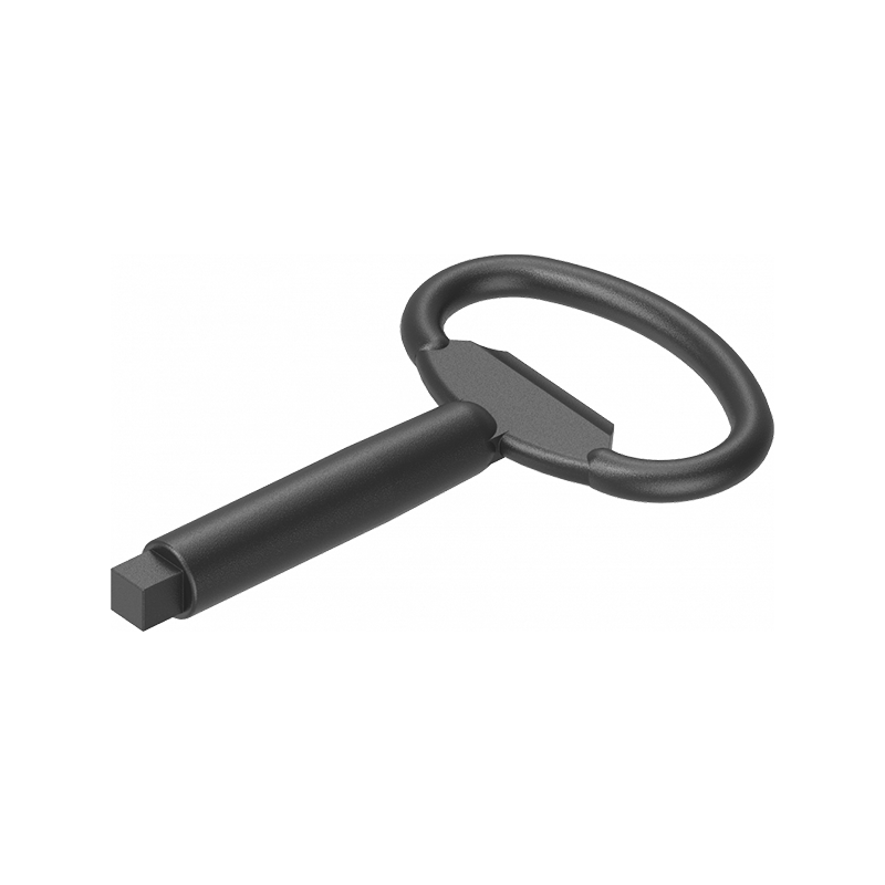 key, die-cast zinc, square male 6, L=85,5