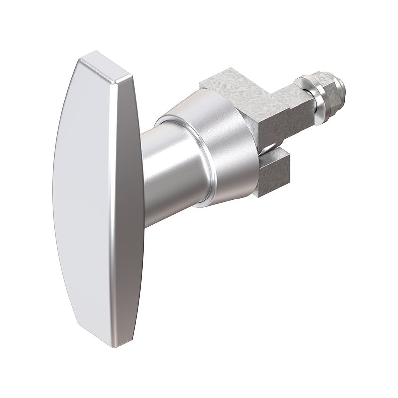 T-handle, die-cast zinc, weld-on, L=78, A-dimension=20, Non locking