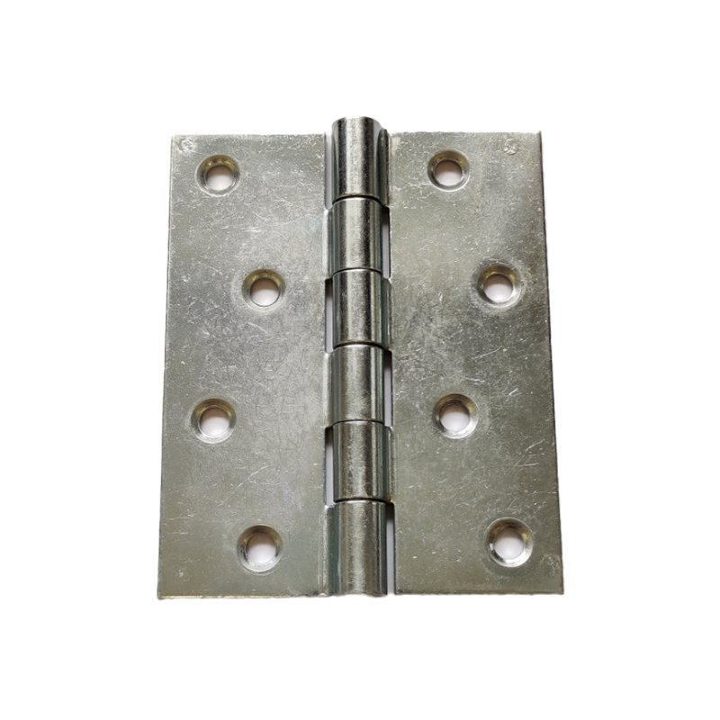 Butt hinge w/holes, steel, L=100, B=80, T=2,6
