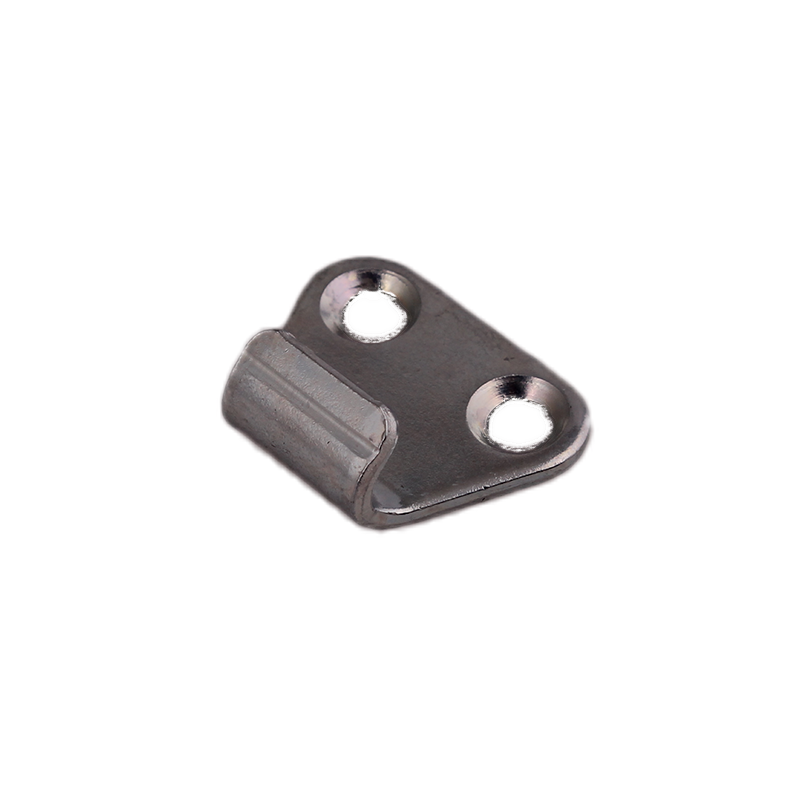 Catch plate, electro zinc plated steel, flat mounting, L=21mm, B=26mm, H=10mm