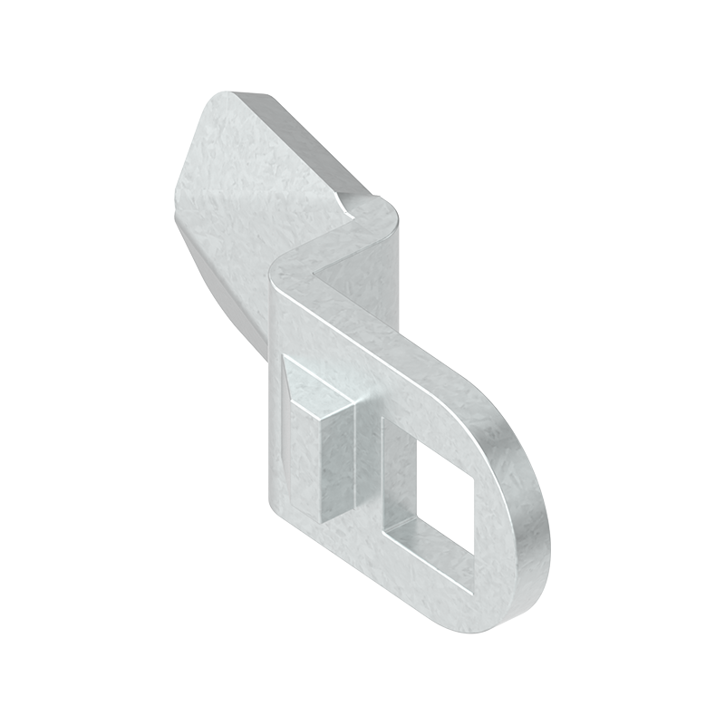 Cam, standard, steel, L=24, B=12, offset height=6 mm