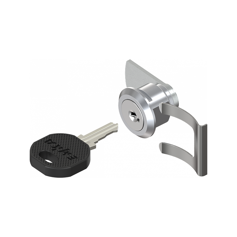 Cam locks, D=22mm, L=24mm, GH=13,5mm, die-cast zinc, plate thickness=0,75-2,2 mm