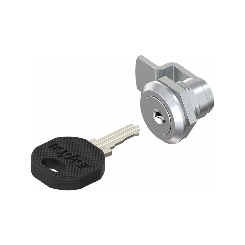 Cam lock, D=22mm, L=24mm, GH=13,5mm, die-cast zinc, plate thickness=1,2-5 mm
