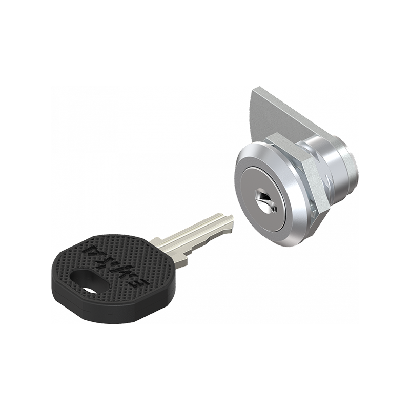 Cam lock, D=22mm, L=24mm, GH=13,5mm, die-cast zinc, plate thickness=1,2-5 mm
