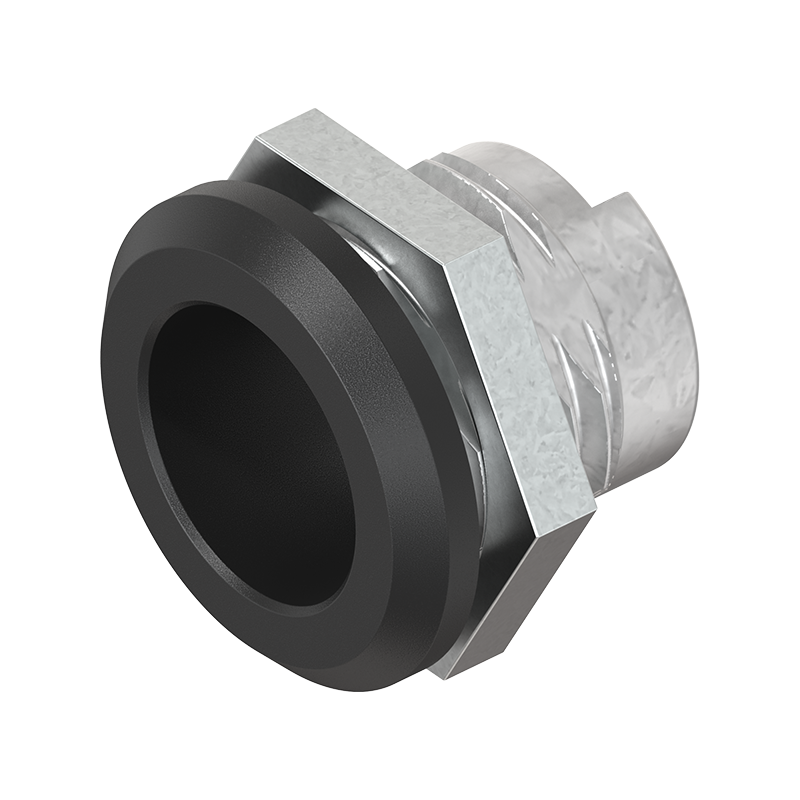 Housing, standard, die-cast zinc, D=20, GH=13,5, plate thickness=1,2-5 mm