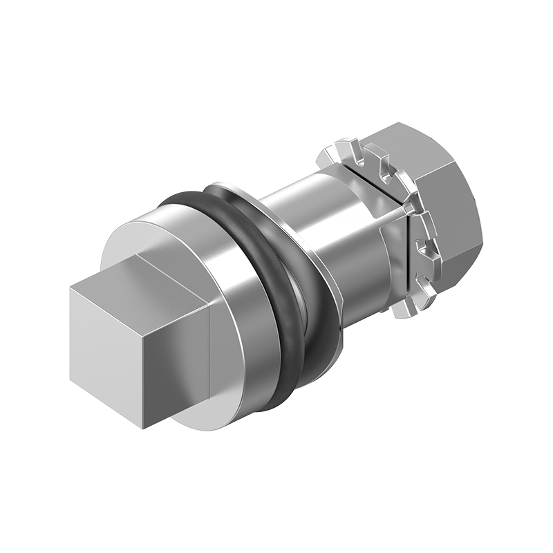 Insert, square 6, stainless steel