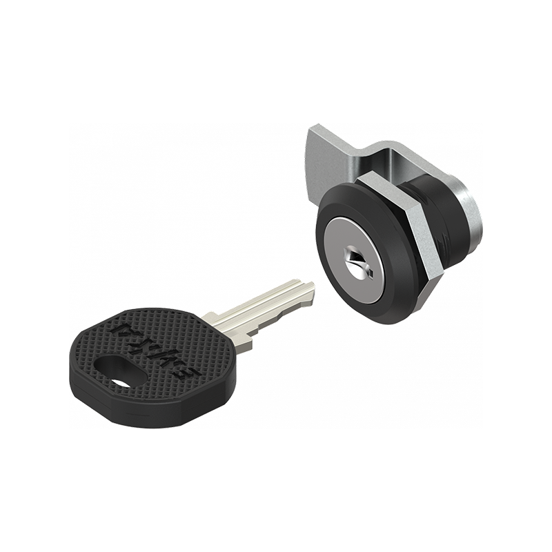 Cam lock, D=22mm, L=24mm, GH=13,5mm, glass fiber reinforced polyamide, plate thickness=1,2-5 mm
