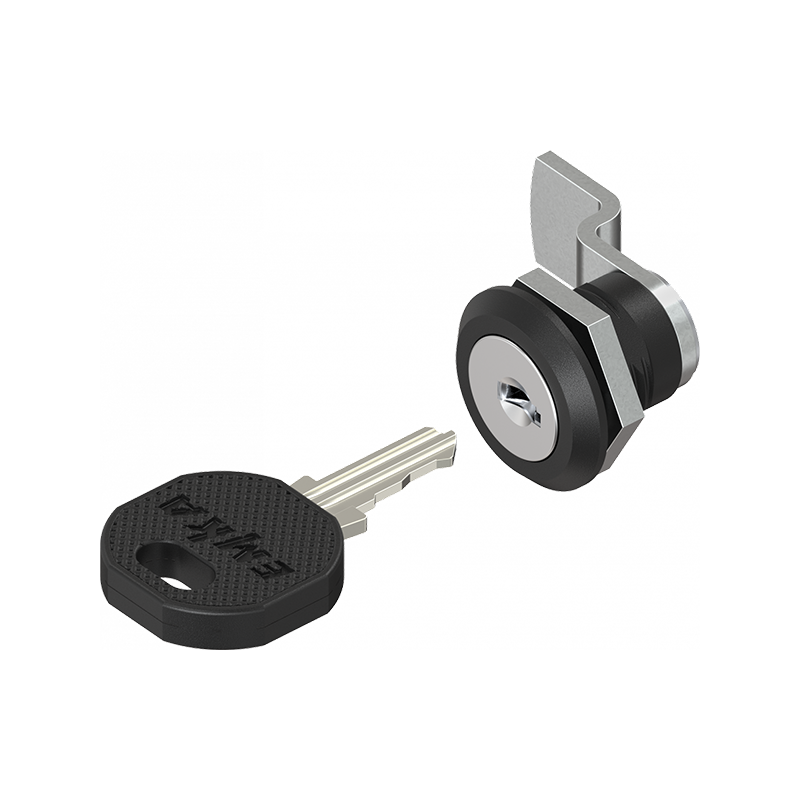 Cam lock, D=22mm, L=24mm, GH=13,5mm, glass fiber reinforced polyamide, plate thickness=1,2-5 mm