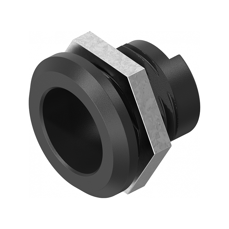 Housing, standard, glass fiber reinforced polyamide, D=20, GH=13,5, plate thickness=1,2-5 mm