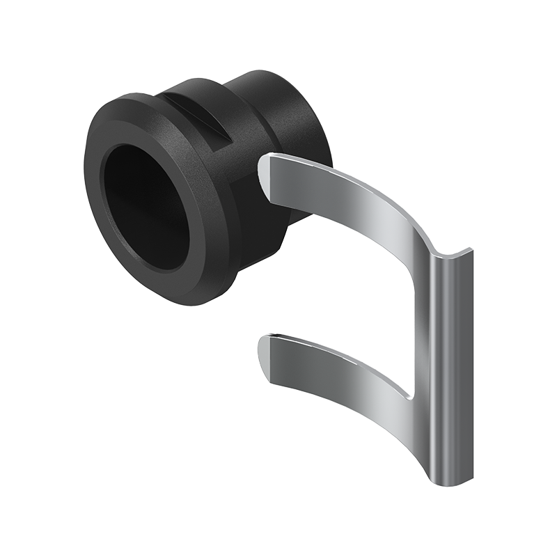 Housing, standard, glass fiber reinforced polyamide, D=20, GH=13,5, plate thickness=0,75-2,2 mm