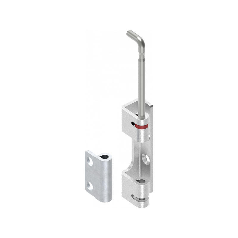 Cabinet hinge, steel, flush door - concealed, loose pin, L=90, B=28, H=25