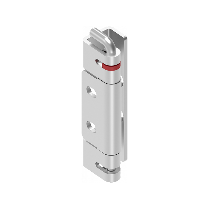 Cabinet hinge, acid proof steel, flush door - concealed, loose pin, L=90, B=28, H=25