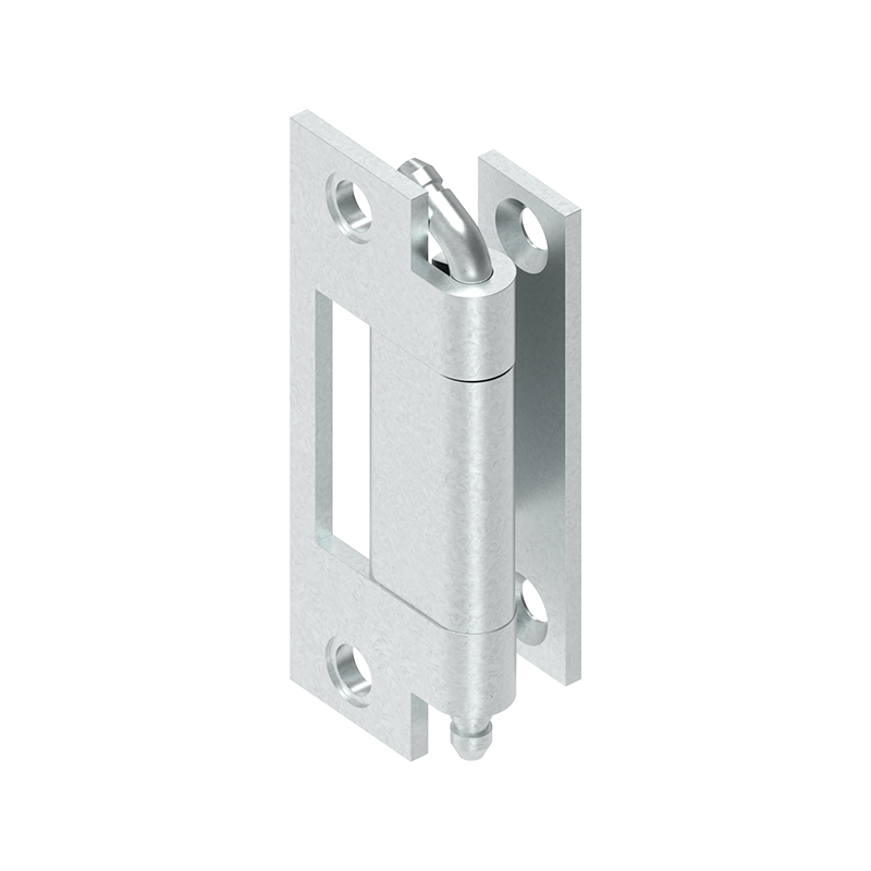 Cabinet Hinge, steel, flush door - concealed, loose pin, L=80, B=32,5, H=22