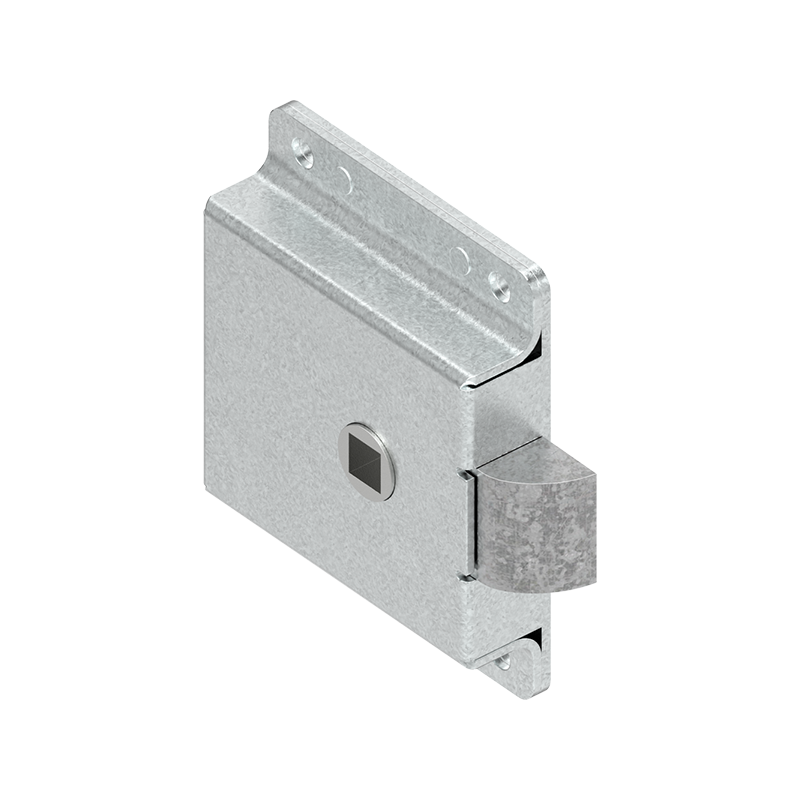 Slam lock, steel, screw mounting, length=86, width=82, height=18,5