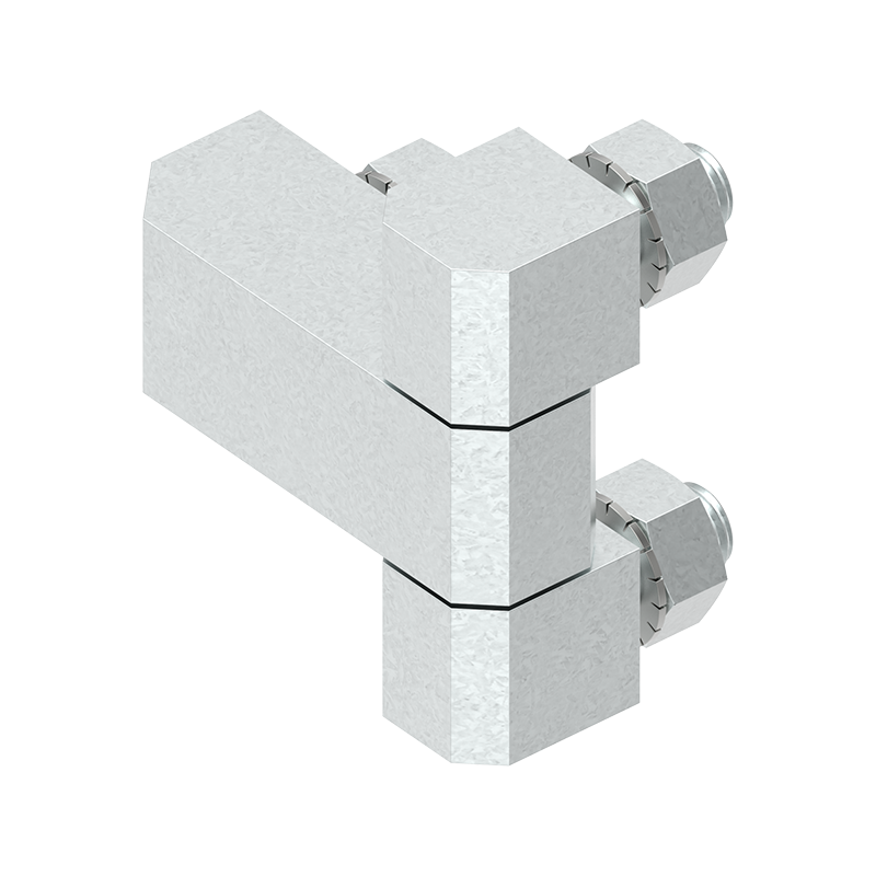 Cabinet Hinge, steel, prominent door - visible, fixed pin, L=51, B=50, H=18