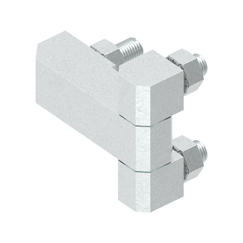 Cabinet Hinge, steel, prominent door - visible, fixed pin, L=51, B=61, H=18