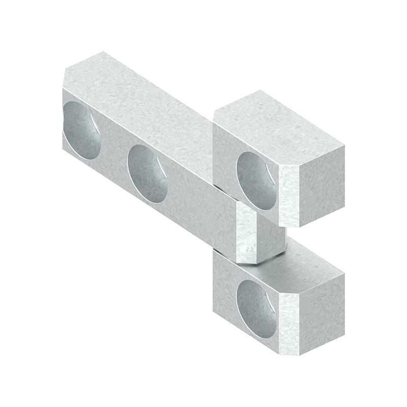 Cabinet Hinge, steel, prominent door - visible, fixed pin, L=55, B=91, H=18