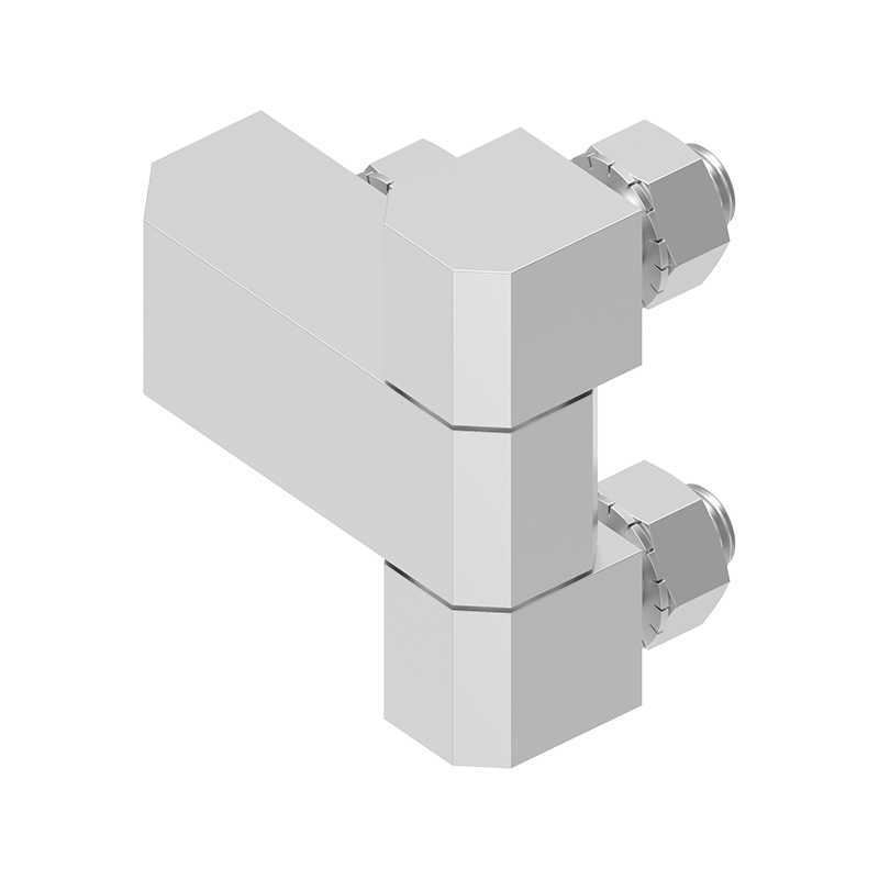 Cabinet Hinge, stainless steel, prominent door - visible, fixed pin, L=51, B=50, H=18