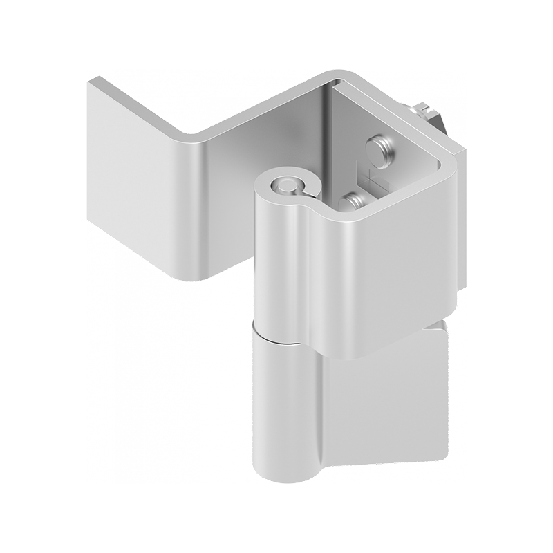 Cabinet hinge, stainless steel, prominent door - concealed, lift off pin, L=80, B=94, H=59
