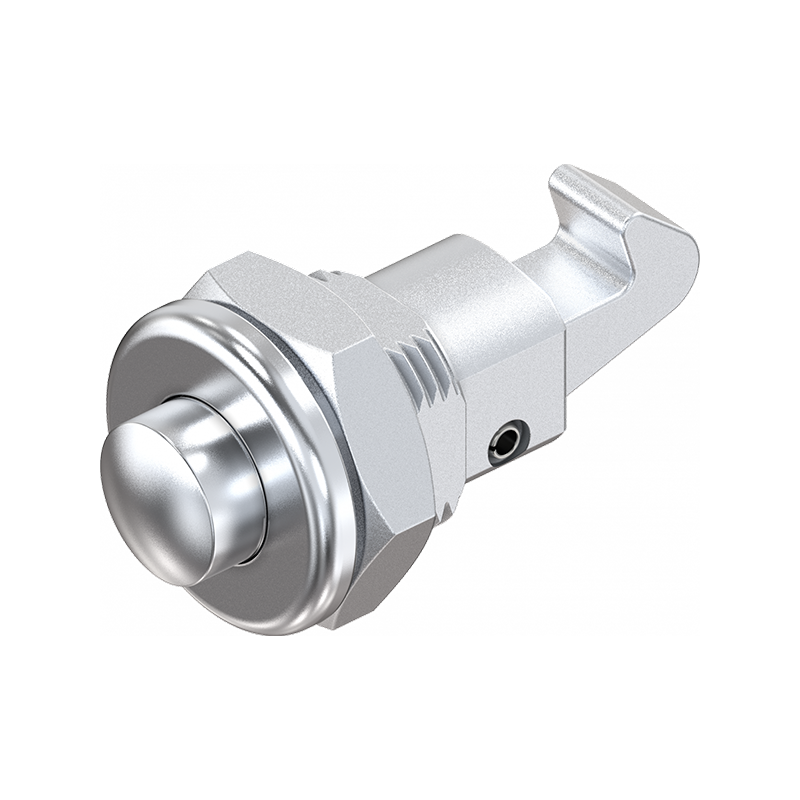 Slam lock, die-cast zinc, nut, length=6, width=6,7, height=2,5