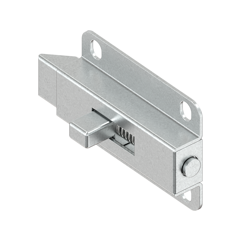 Slam lock, steel, screw mounting, length=60, width=36, height=18,8, version 2
