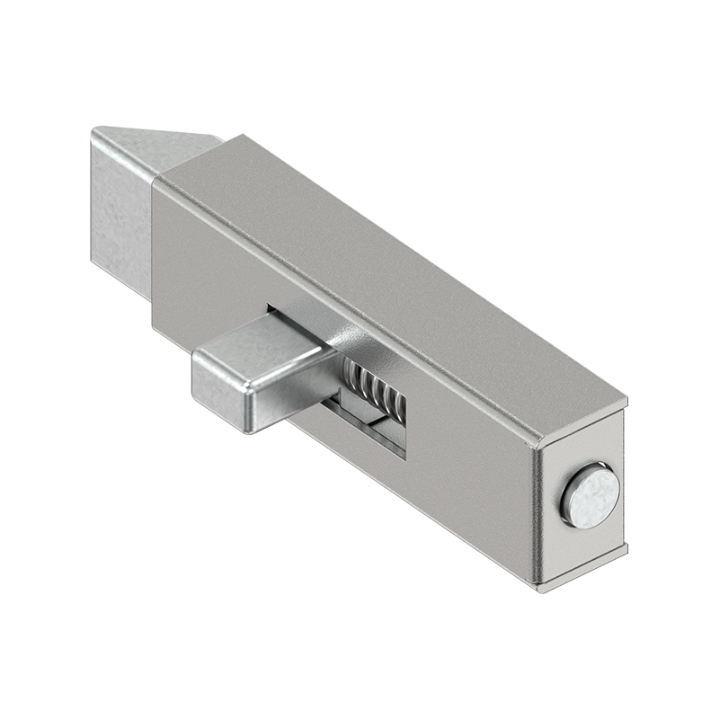 Slam lock, steel, weld-on, length=60, width=16, height=18,8, version 2