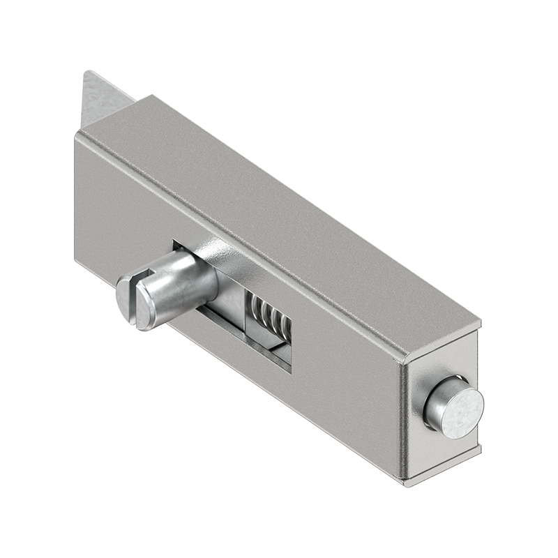 Slam lock, steel, weld-on, length=58, width=16, height=17,2, version 1